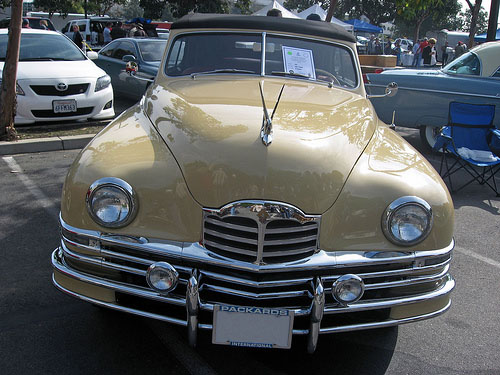 1948 Packard Super Eight convertible coupe front © 2010 Aaron Severson