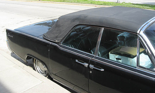 1963 Lincoln Continental convertible side