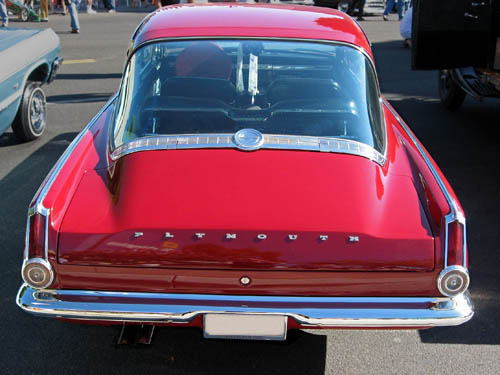 1965 Plymouth Barracuda rear view