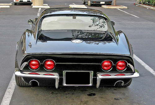 1969 Corvette Stingray rear view