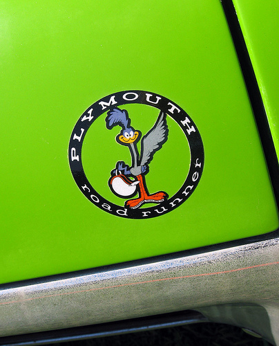 1971 Plymouth Road Runner decal
