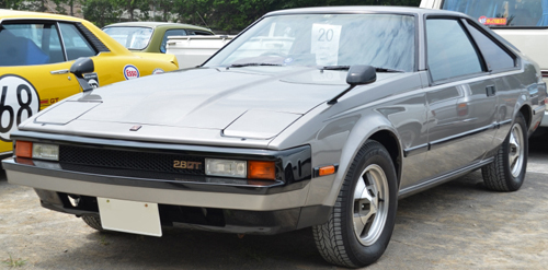 1981–83 Toyota Celica XX 2800GT (MA61) front 3q © 2013 Ypy31 (CC0PD - modified 2014 by Aaron Severson)